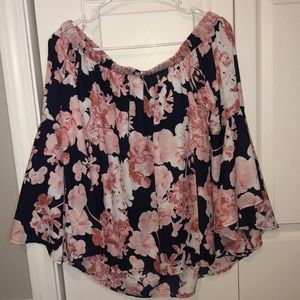 Off Shoulder flower top